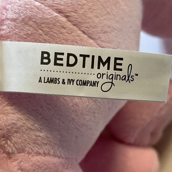 Bedtime Originals NEW W/ TAGS Hazel Pink Plush Elephant Stuffed Animal Baby Toy - Picture 6 of 12